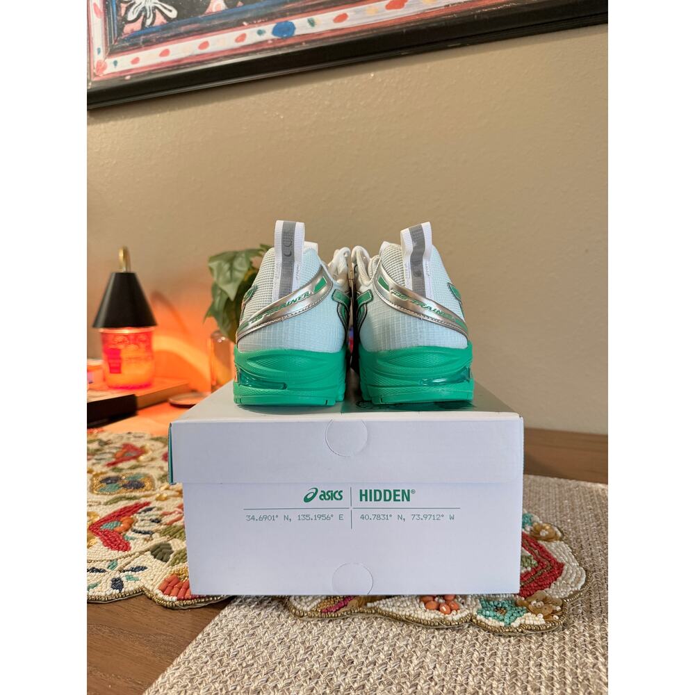 ASICS Gel-DS Trainer 14 x Hidden NY Dawn White Green NYC Kayano 1203A974 100 - Picture 4 of 9